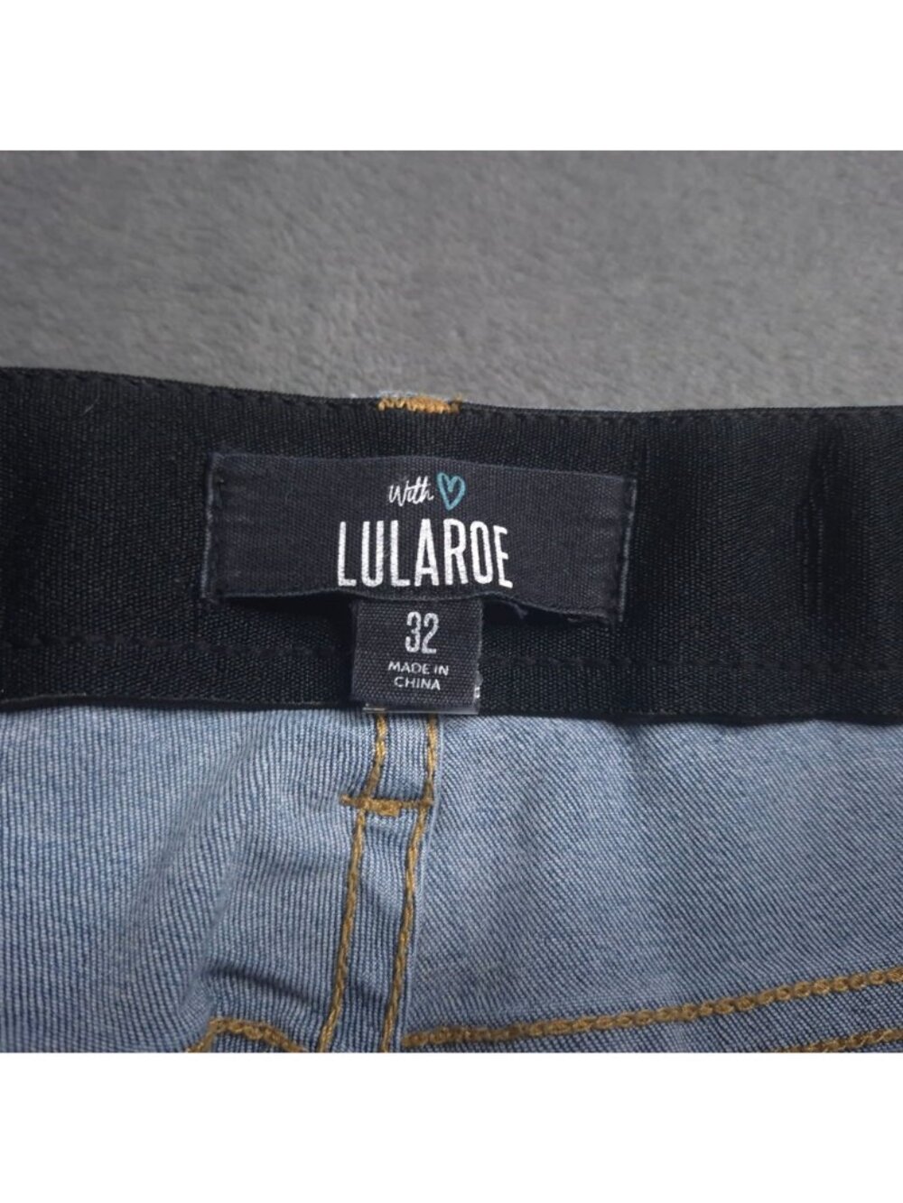 LulaRoe Womens Skinny Ankle Jeans 32 High Rise Medium Wash Stretch Pockets - Picture 7 of 8